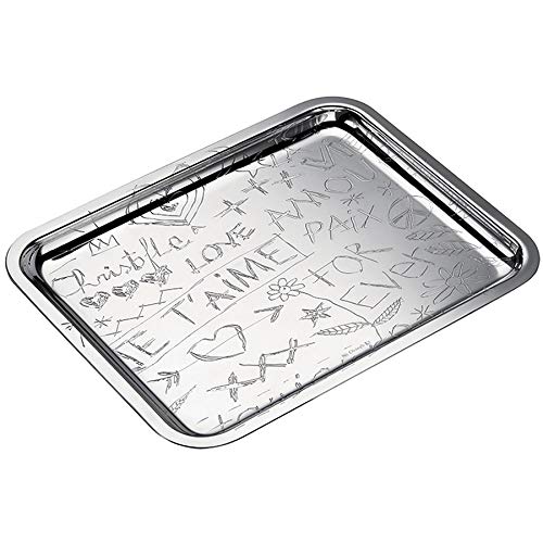 Christofle 銀メッキ トレイ 長方形 Amazon.co.jp: Christofle Malmaison 銀メッキ長方形トレイ
